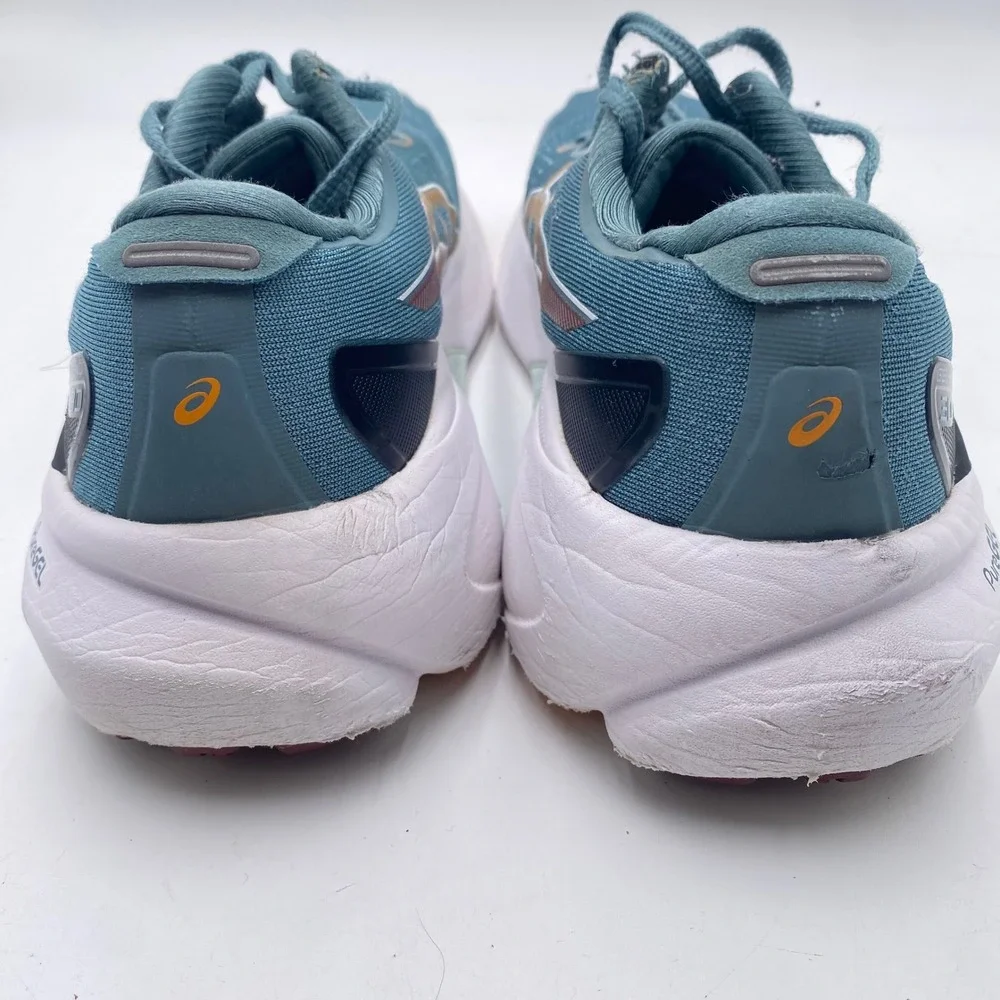ASICS GEL-Kayano 30 Running Shoes Mens 10 Blue Orange FF Blast+ PureGEL 1011B548